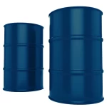 برميل حديد مفتوح سعة 220 لتر   0,9 مم  لون ازرق